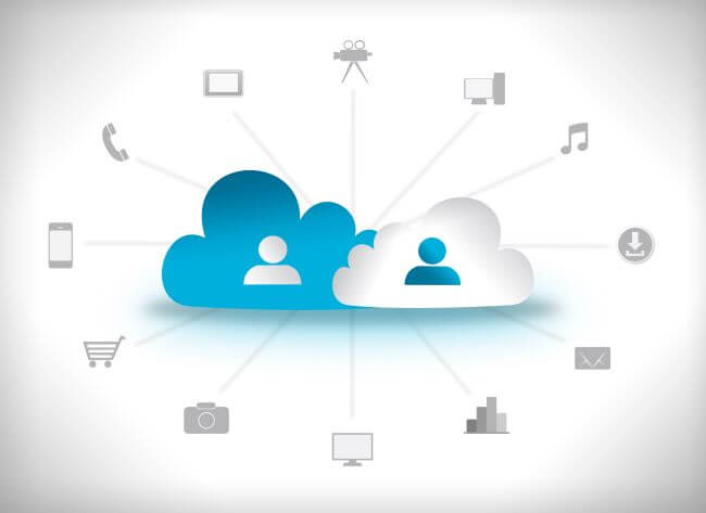 Image illustrating how the cloud is working