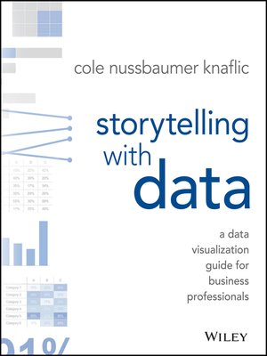 Best data visualization book: Storytelling With Data by Cole Nussbaumer Knaflic