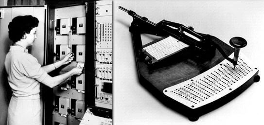 One of the first hard drive, wasthe tabulated punched card