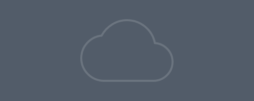 Icon illustrating cloud solutions