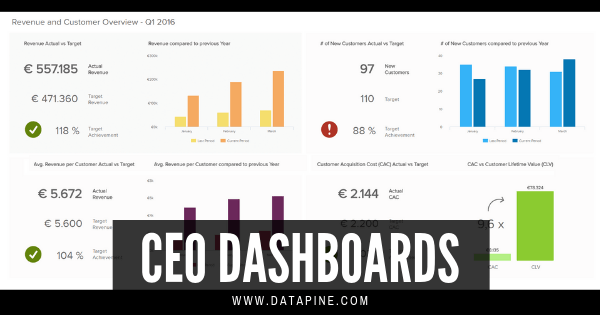 CEO dashboards by datapine