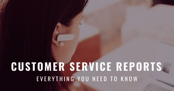 Customer service reports blog post by datapine