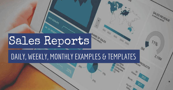 Daily, weekly, and monthly sales reports and KPIs examples for your business by datapine