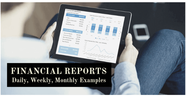 Financial reports by datapine