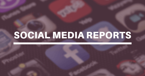 Social media reports examples and templates blog post by datapine