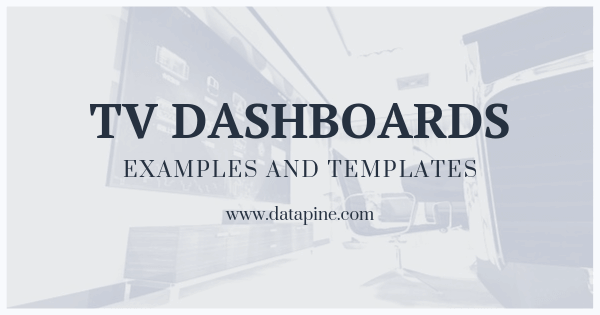 TV dashboards blog post by datapine